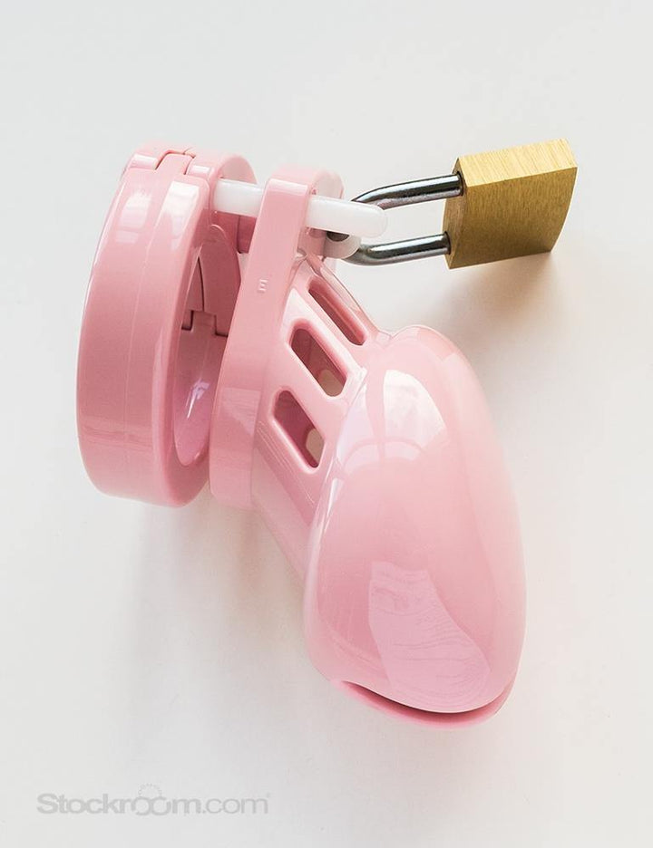 CB-6000S Male Chastity Device, Pink-The Stockroom