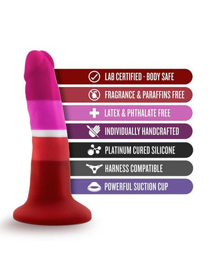 Avant Pride Beauty Silicone Dildo-The Stockroom