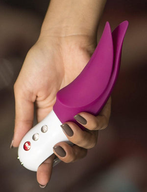 Fun Factory Volta Rechargeable Waterproof Vibrator, Blackberry-The Stockroom