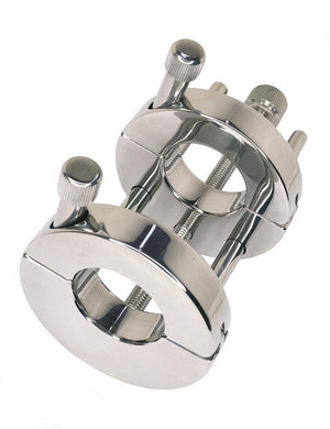 The Ze Extreme Double Stainless Steel Adjustable Ball Bruiser is shown against a blank background.