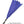 Load image into Gallery viewer, The purple Deer Leather Interchangeable Flogger Head is attached to the Black Interchangeable Handle and displayed against a blank background.
