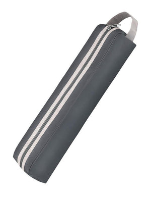 The zipper storage cage for the Le Wand Rechargeable Vibrating Massager in Grey is shown against a blank background.