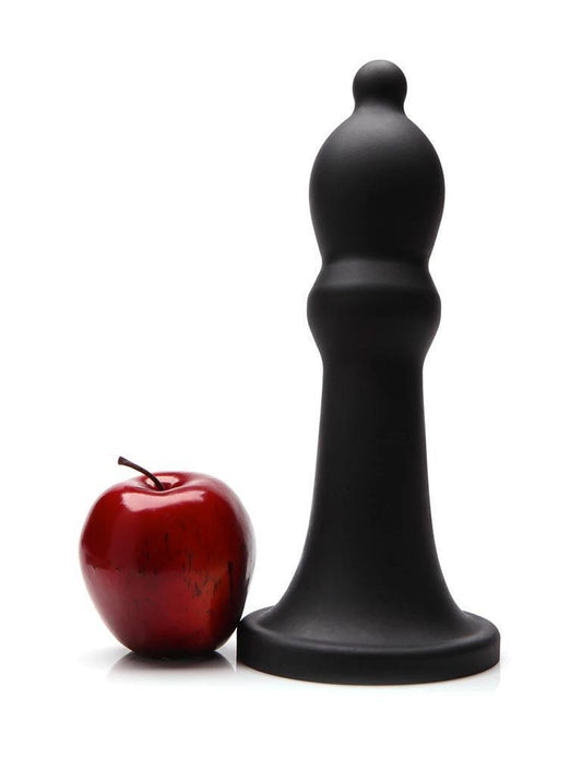 Tantus Bishop XL Silicone Dildo, Black-The Stockroom