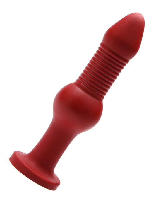 Tantus Fido XL Silicone Dildo, Red-The Stockroom