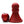 Load image into Gallery viewer, Tantus The Pawn XL Silicone Butt Plug, Red-The Stockroom
