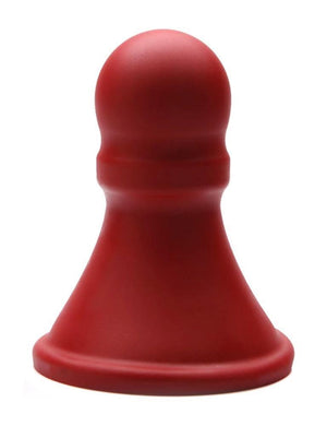 Tantus The Pawn XL Silicone Butt Plug, Red-The Stockroom