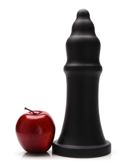 Tantus The Queen XL Silicone Dildo, Black-The Stockroom