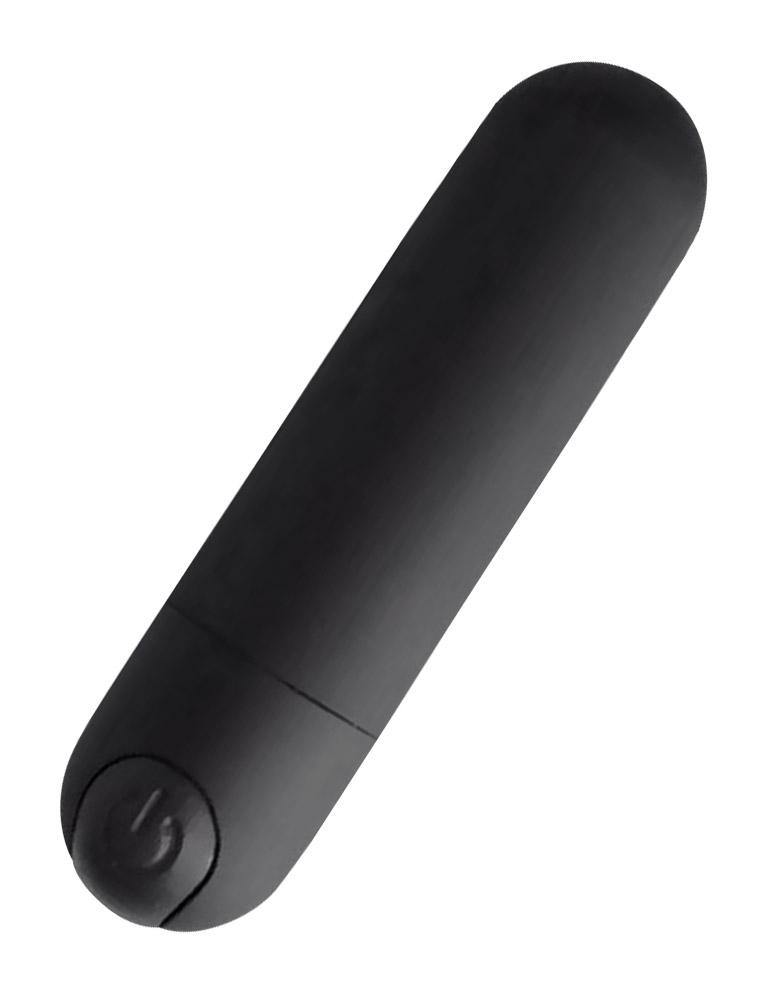 Rechargeable Black Bullet Vibrator-The Stockroom