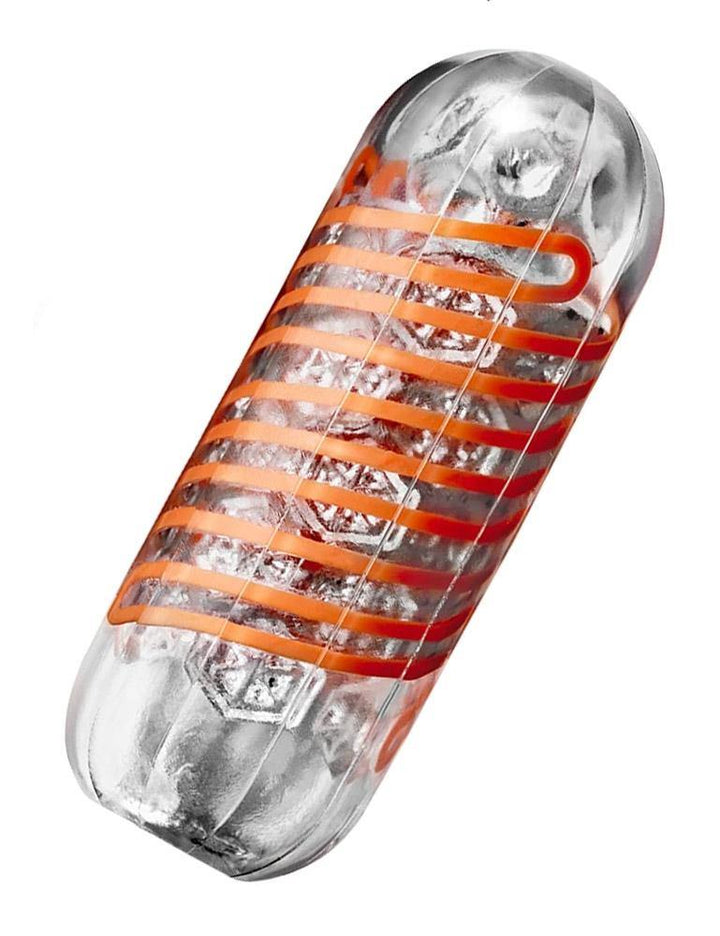 Tenga Spinner Male Masturbator, Orange-The Stockroom