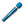 Load image into Gallery viewer, A Le Wand Petite Rechargeable Vibrating Massager in Metallic Blue is shown against a blank background.

