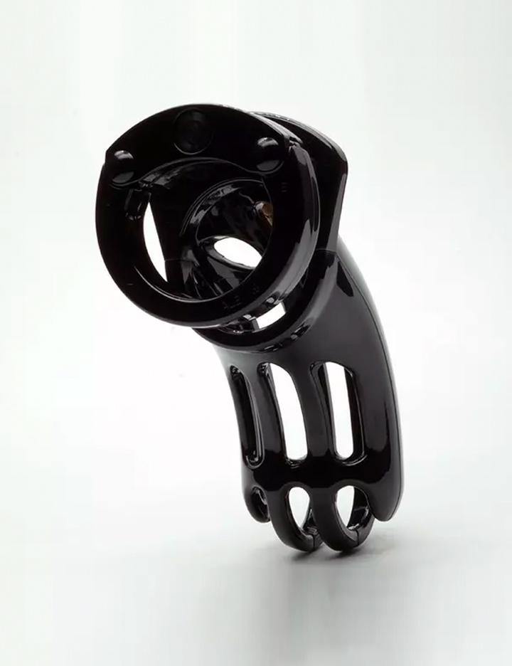 The Curve Male Chastity Device, Black-The Stockroom