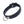 Load image into Gallery viewer, The Premium Garment Leather Collar in black is shown against a blank background. The collar is made of black leather and has silver hardware. It has a dangling O-ring in the front and a buckle fastener in the back.
