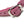 Load image into Gallery viewer, A close-up of the buckle on the Pink Ball Gag is shown against a blank background. The gag has an adjustable strap and a silver metal buckle.
