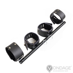 The Vondage Adjustable Stocks with Wrist & Ankle Cuffs is shown against a blank background. 
