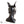 Load image into Gallery viewer, The Vondage Pet Play K9 Muzzle with a Removable Ball Gag is shown on a mannequin head from the back. The muzzle has one vertical strap and two horizontal ones. There is a metal D-ring at the base of the neck.
