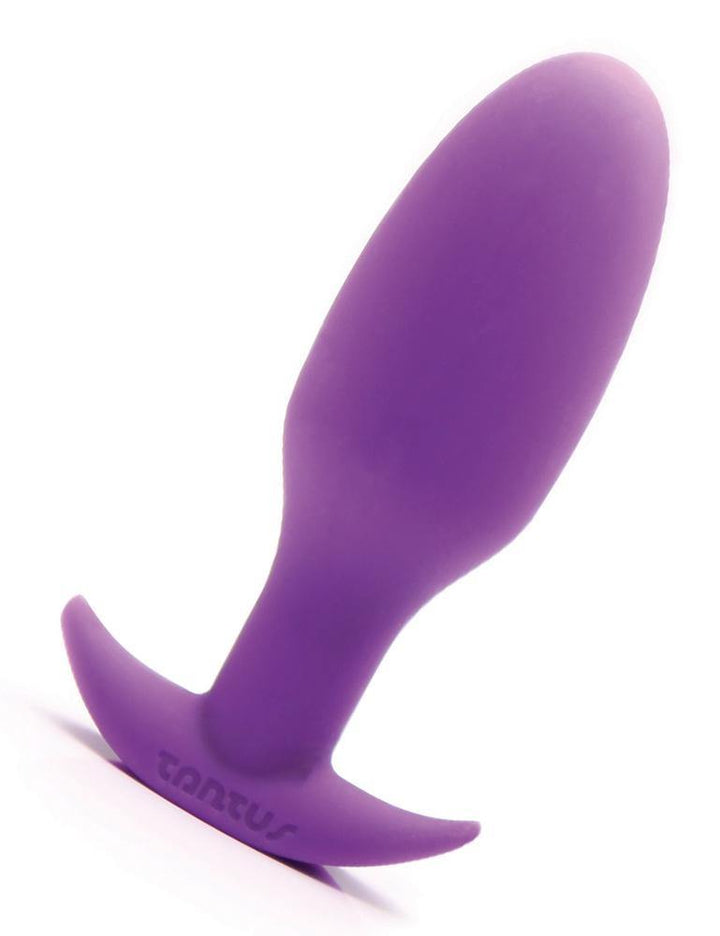 Tantus Ryder Silicone Butt Plug, Purple-The Stockroom