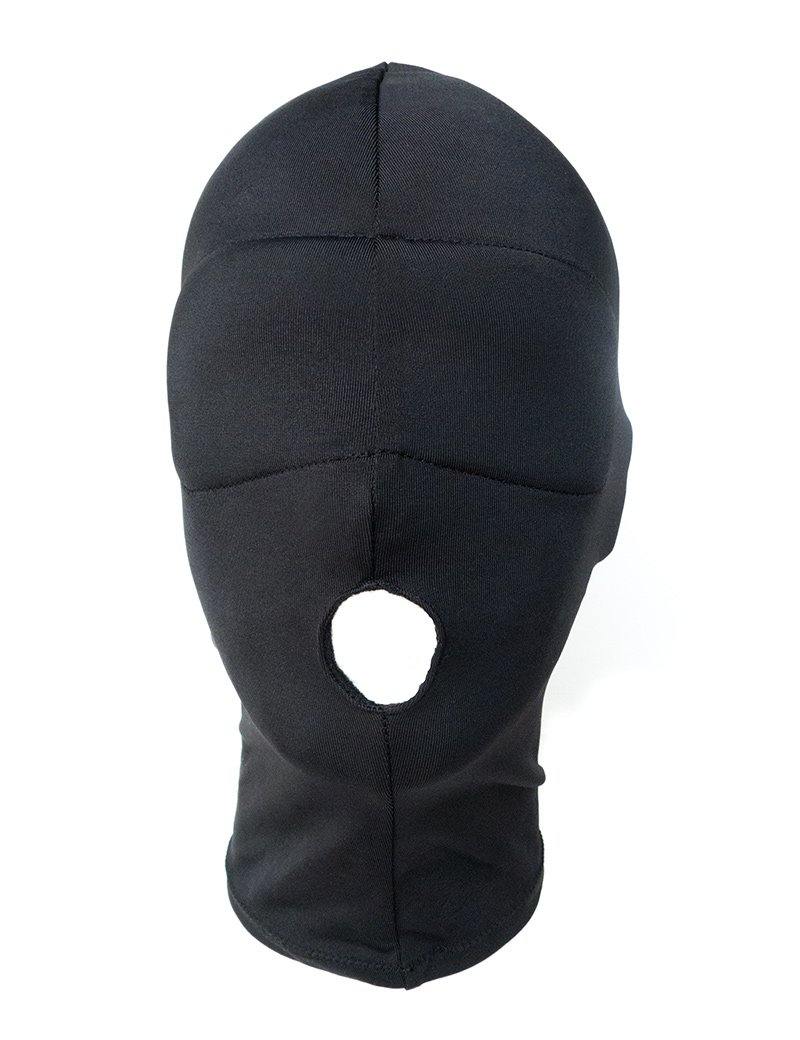 Spandex Hood w/blindfold and open mouth, snug-fit-The Stockroom