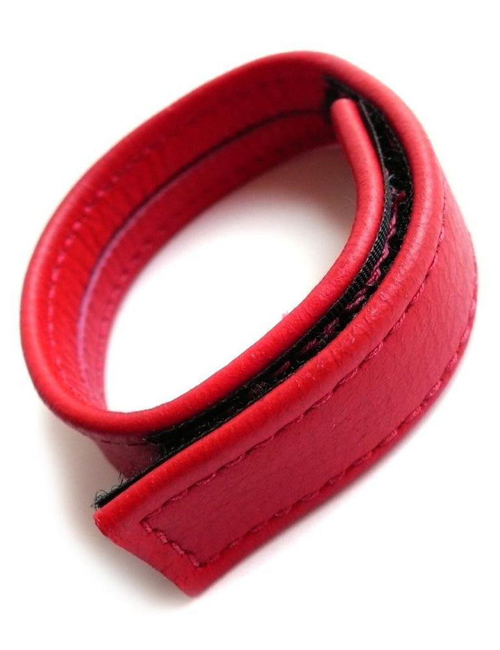 Velcro Cock Ring, Red-The Stockroom