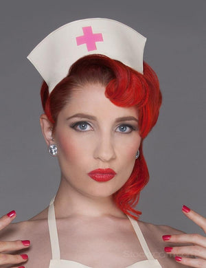 Nurse Hat with Applique-The Stockroom