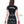 Load image into Gallery viewer, A brunette woman with red lipstick stands turned away from the camera in front of a blank background. She wears The Jane Latex Dress by Syren Latex in black, a black waist cincher, and red latex driving gloves. The dress has a zipper up the back.
